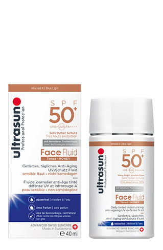 FACE FLUID SPF50 + TINTED HONEY